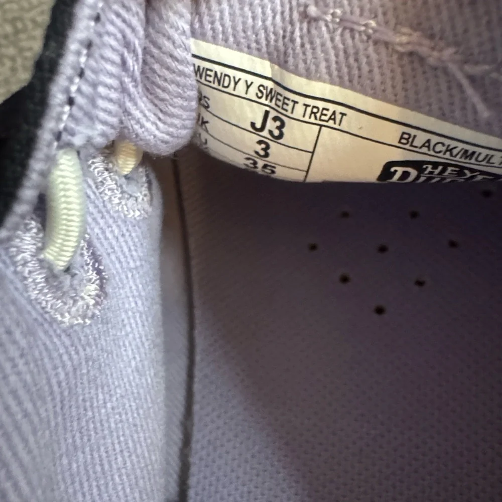 Hey Dude Black Shoes with White Accents - Picture 5 of 5